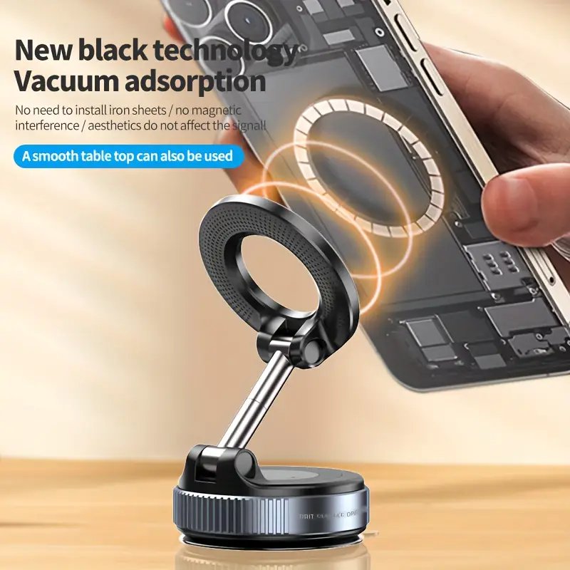 Vacuum Magnetic Phone Holder Car Mount