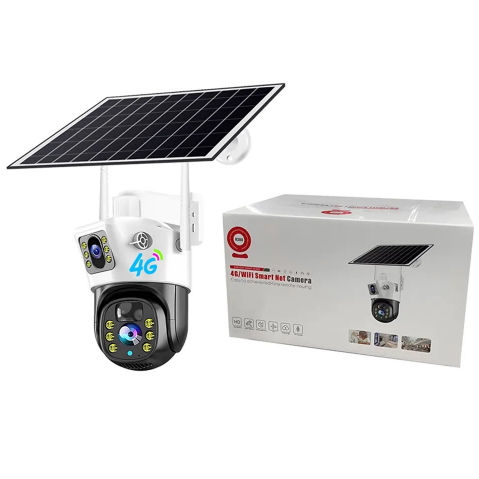 Solar Powered Dual-Lens 4G SIM Supported IP Camera