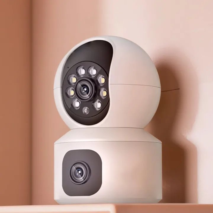 3MP + 3MP (Mega Pixel) Dual Lens Full Hd WiFi Wirelesss Camera With 365Days warranty