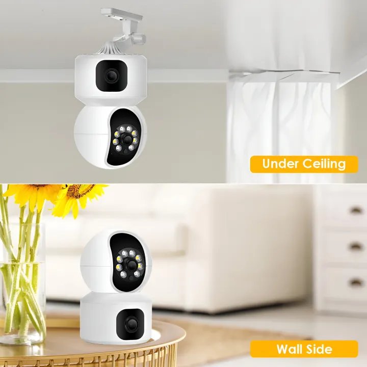 3MP + 3MP (Mega Pixel) Dual Lens Full Hd WiFi Wirelesss Camera With 365Days warranty