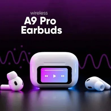 A9 AirPod Pro 2 With Display | Best Quality A9 AirPod Pro 2
