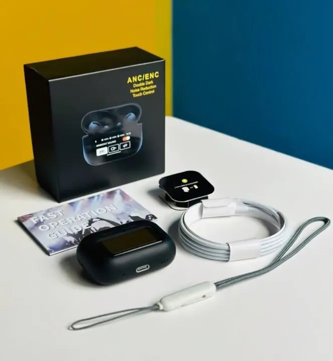 A9 AirPod Pro 2 With Display | Best Quality A9 AirPod Pro 2