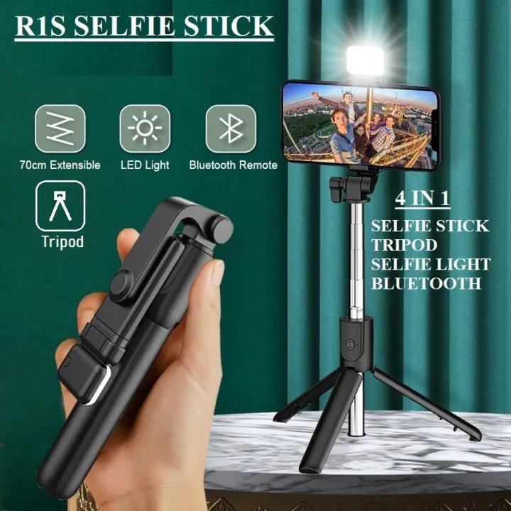 Bluetooth Selfie Stick with Tripod Stand | 3-in-1 Wireless Selfie Stick