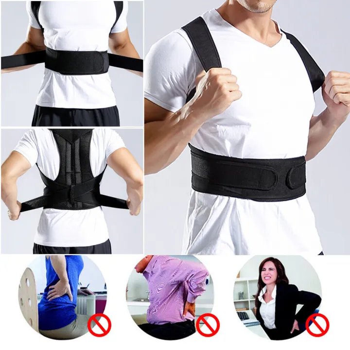 Adjustable Back Posture Corrector Belt | Spine Support Brace | Shoulder & Back Pain Relief Belt