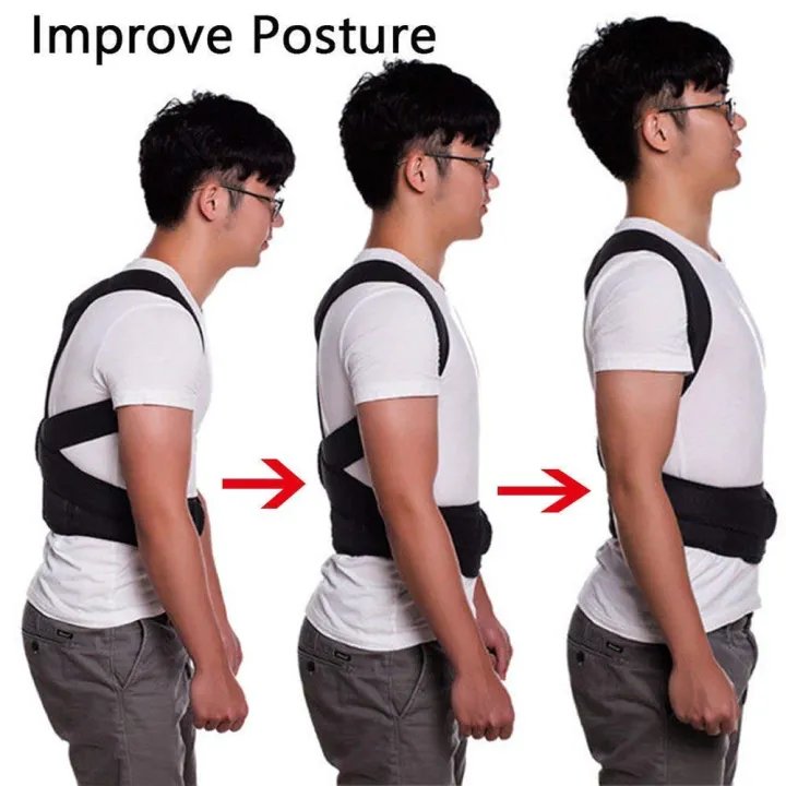 Adjustable Back Posture Corrector Belt | Spine Support Brace | Shoulder & Back Pain Relief Belt