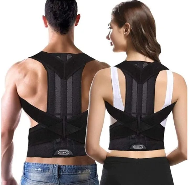Adjustable Back Posture Corrector Belt | Spine Support Brace | Shoulder & Back Pain Relief Belt