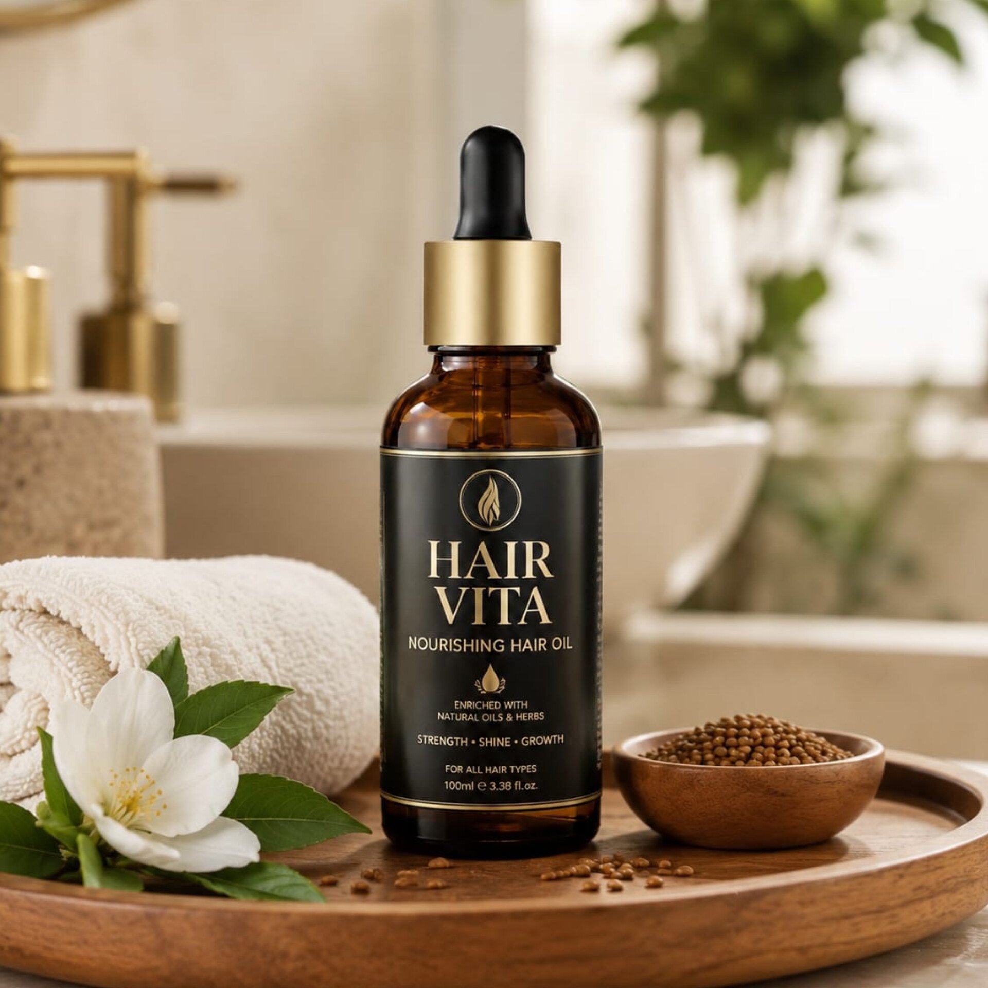Hair Vita Nourishing Hair Oil – Best Hair Oil in Bangladesh