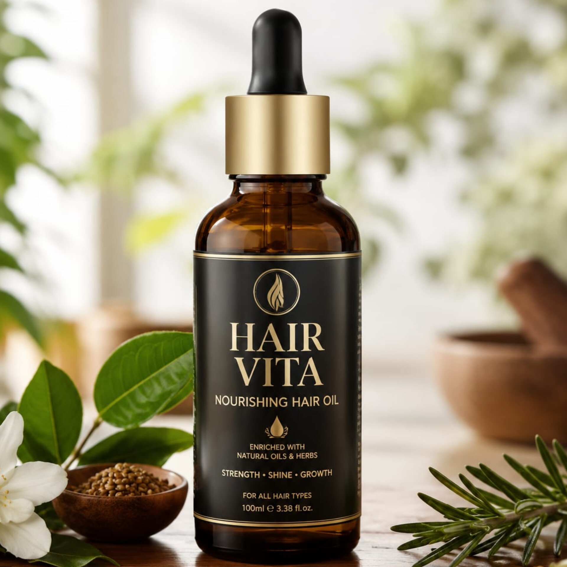 Hair Vita Nourishing Hair Oil – Best Hair Oil in Bangladesh